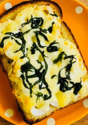 朝食ランチ♡大葉ちくわチーズマヨトースト-レシピのメイン写真