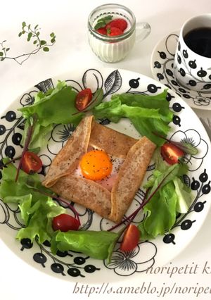 簡単♡ガレットdeおうちカフェ-レシピのメイン写真