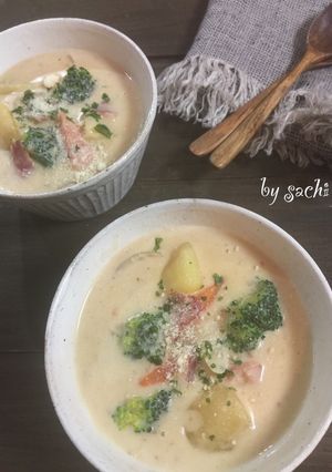 ごろごろ野菜のクリームシチュー♪-レシピのメイン写真