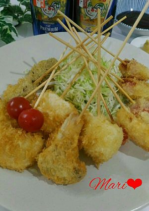 みんな大好き☆アツアツ美味しい！串揚げ-レシピのメイン写真