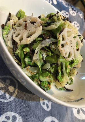 レンコンがポイント♬白菜の和え物-レシピのメイン写真