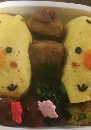 キイロイトリのキャラ弁-レシピのメイン写真