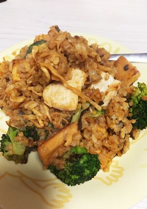 麻婆茄子の素を使ったチャーハン-レシピのメイン写真