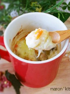 レンジで簡単♥ワンカップマカロニグラタン-レシピのメイン写真