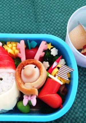 クリスマス キャラ弁-レシピのメイン写真
