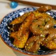 こんにゃくとちくわの磯辺炒め