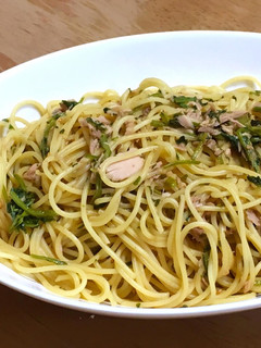 ツナとほうれん草+胡麻のパスタ-レシピのメイン写真