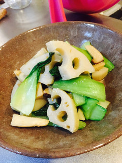 レンコンのとり野菜みそ炒め-レシピのメイン写真