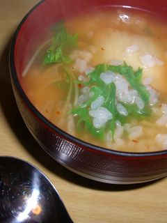 夜食にキムチクッパ-レシピのメイン写真