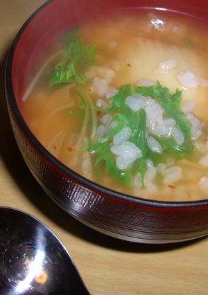 夜食にキムチクッパ-レシピのメイン写真