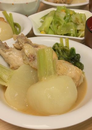 簡単★かぶと手羽元の味噌煮込み★-レシピのメイン写真