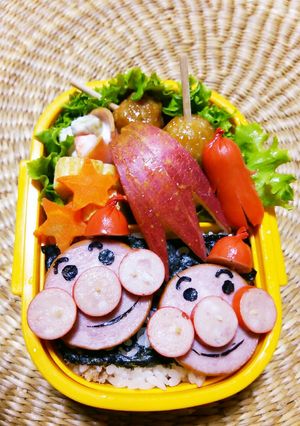 ＊アンパンマンサンタお弁当＊-レシピのメイン写真