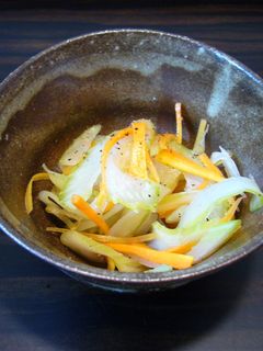 さっぱり!! セロリとにんじんの甘酢和え-レシピのメイン写真