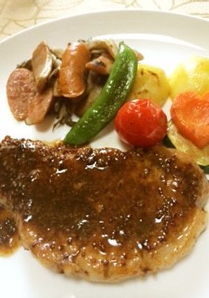 豚肉のハニーマスタードバルサミコソテー-レシピのメイン写真