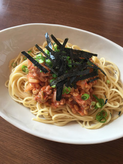 クセになる美味しさ☆納豆キムチパスタ-レシピのメイン写真