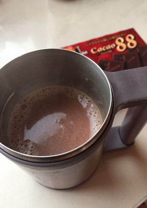 苦くて食べられないチョコでホットココア-レシピのメイン写真