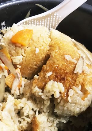 モチモチ鶏ごぼうの炊き込みごはん-レシピのメイン写真