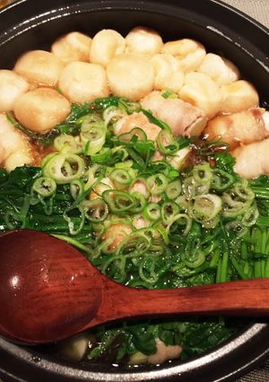 豚ネギロールのお鍋 醤油仕立て-レシピのメイン写真