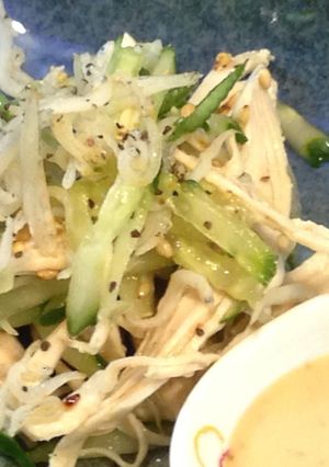 鶏胸肉のサラダ-レシピのメイン写真