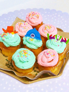 簡単10分♡パステルカラーケーキ♡-レシピのメイン写真