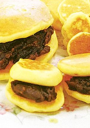 うっすらきつね色 米粉パンケーキ-レシピのメイン写真