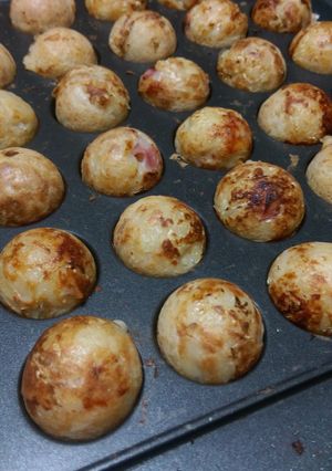 たこ焼器でベーコンチーズキャベツ焼き-レシピのメイン写真