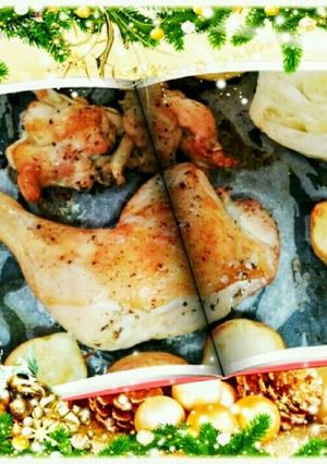 Xmasに☆漬けて焼くだけ!グリルチキン-レシピのメイン写真