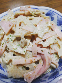 手軽にれんこんサラダ-レシピのメイン写真