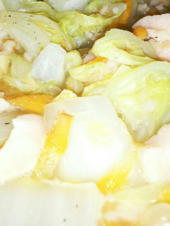 白菜と魚ニソとレンズ豆のスープ-レシピのメイン写真