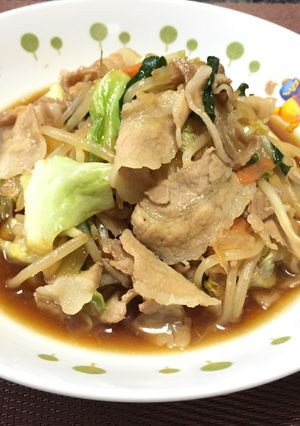 とっても簡単!野菜炒め照り焼き風-レシピのメイン写真