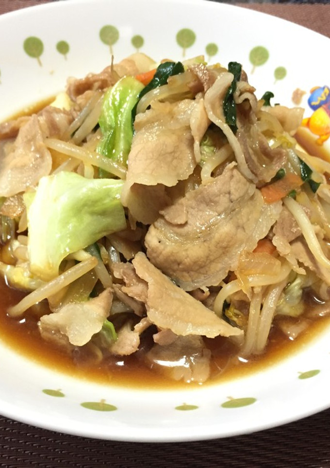 とっても簡単!野菜炒め照り焼き風-レシピのメイン写真