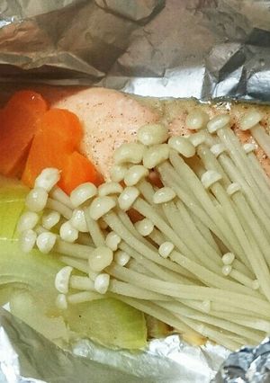 10分レシピ♪サーモンのホイル焼き-レシピのメイン写真