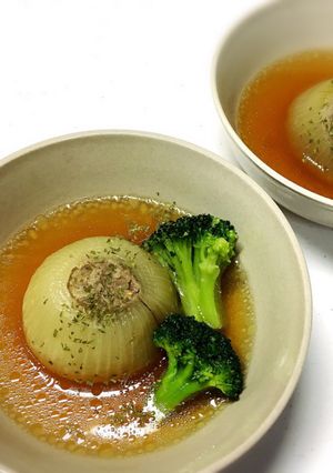 丸ごと!!玉ねぎのコンソメスープ-レシピのメイン写真