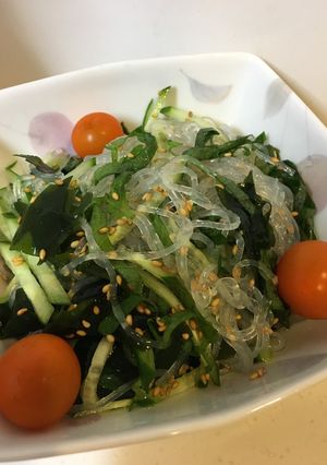 カロリー少なめでさっぱり★春雨の酢の物-レシピのメイン写真