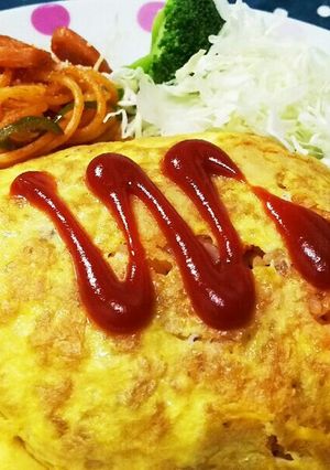 お子様が好きな❤オムライス-レシピのメイン写真