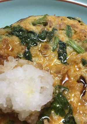 納豆ご飯のヘルシーお好み焼き-レシピのメイン写真