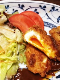 サクッ!とろっ!簡単エッグフライ.。o○-レシピのメイン写真