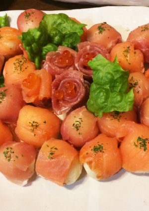 生ハム&スモークサーモンのポテトサラダ-レシピのメイン写真