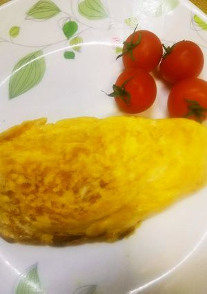 簡単！くるりんぱっDEチーズオムレツ♪-レシピのメイン写真
