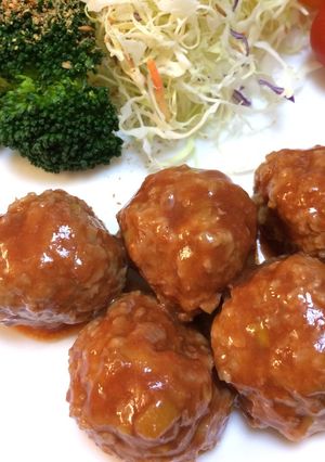あのTVの楽々ポリ袋料理〜ミートボール〜-レシピのメイン写真
