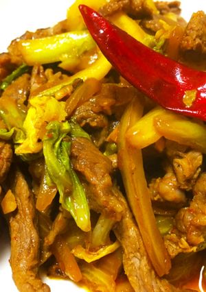 牛肉と白菜のピリ辛中華炒め-レシピのメイン写真