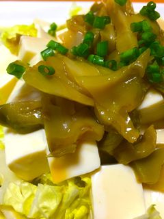 白菜と豆腐の簡単中華風サラダ-レシピのメイン写真