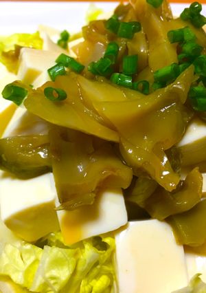 白菜と豆腐の簡単中華風サラダ-レシピのメイン写真