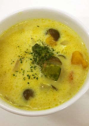 豆乳入りカレースープ-レシピのメイン写真