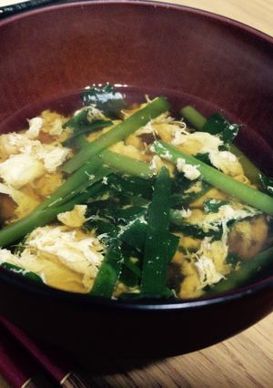 ニラのかき玉汁-レシピのメイン写真