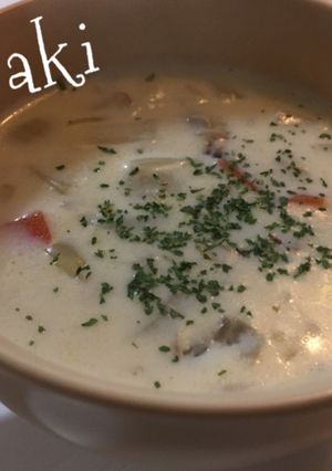 寒い日はクラムチャウダーで温まろっ☆-レシピのメイン写真