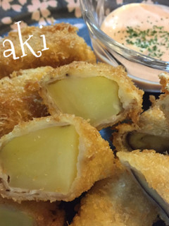 肉巻きポテトフライ☆オーロラソース添え☆-レシピのメイン写真