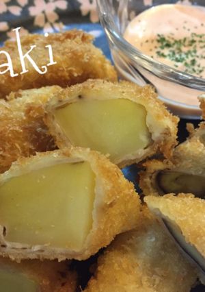 肉巻きポテトフライ☆オーロラソース添え☆-レシピのメイン写真