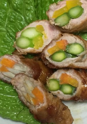 ☆豚肉の野菜巻き-レシピのメイン写真