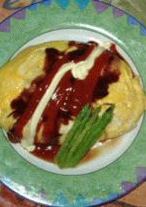 オムライスじゃなくて☆オム餅☆豚キムチバージョン-レシピのメイン写真